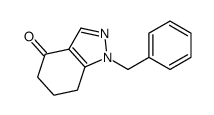 1-benzyl-6,7-dihydro-1H-indazol-4(5H)-one Structure