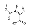 2-(Methoxycarbonyl)thiophene-3-carboxylic acid Structure