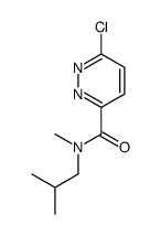 6-CHLORO-N-ISOBUTYL-N-METHYLPYRIDAZINE-3-CARBOXAMIDE Structure