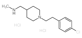 ({1-[2-(4-Chlorophenyl)ethyl]piperidin-4-yl}-methyl)methylamine dihydrochloride Structure