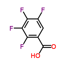 2,3,4,5-四氟苯甲酸结构式