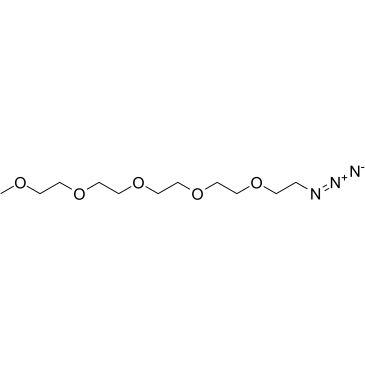 m-PEG5-azide结构式
