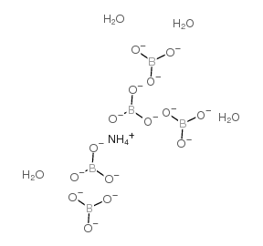 五硼酸铵 四水合物结构式
