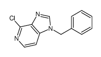 1-苄基-4-氯-1H-咪唑并[4,5-c]吡啶结构式