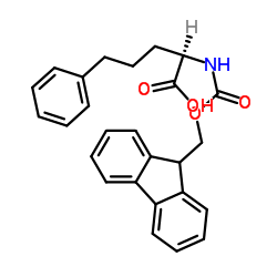 fmoc-d-2-amino-5-phenyl-pentanoic acid structure