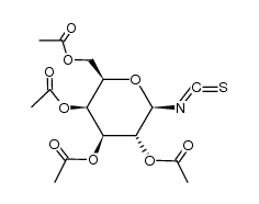2,3,4,6-tetra-O-acetyl-β-D-galactopyranosyl isothiocyanate Structure