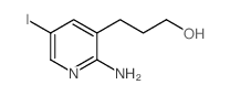 3-(2-Amino-5-iodopyridin-3-yl)propan-1-ol Structure