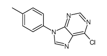 6-chloro-9-(4-methylphenyl)purine结构式