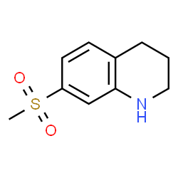 7-甲磺酰基-1,2,3,4-四氢喹啉结构式