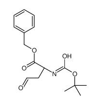 Butanoicacid, 2-[[(1,1-dimethylethoxy)carbonyl]amino]-4-oxo-, phenylmethyl ester, (2S)-结构式