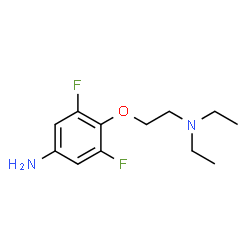 4-(2-(diethylamino)ethoxy)-3,5-difluoroaniline Structure