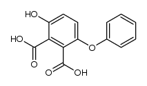3-hydroxy-6-phenoxyphthalic acid Structure