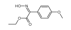 ethyl 2-(hydroxyimino)-2-(4-methoxyphenyl)acetate Structure