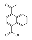 4-乙酰基-1-萘甲酸结构式
