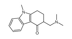 3-Dimethylaminomethyl-1,2,3,4-tetrahydro-9-methylcarbazol-4-one Structure