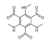 N,N',N''-trimethyl-2,4,6-trinitro-benzene-1,3,5-triyltriamine Structure