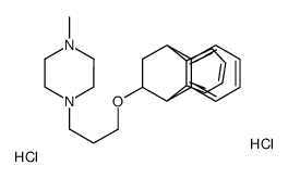9-(3-(4-Methyl-1-piperazinyl)propoxy)-9,10-dihydro-9,10-ethanoanthracene dihydrochloride Structure