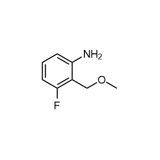 3-氟-2-(甲氧基甲基)苯胺结构式