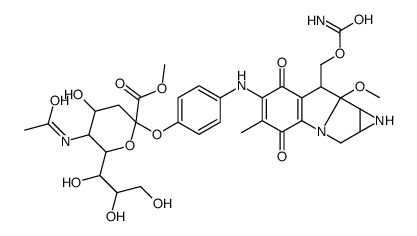 7-N-(4-O-sialosylphenyl)-9-methoxymitosane methyl ester结构式