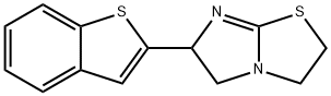 6-(benzo[b]thiophen-2-yl)-2,3,5,6-tetrahydroimidazo[2,1-b]thiazole结构式