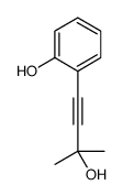 2-(3-Hydroxy-3-methyl-1-butyn-1-yl)phenol结构式
