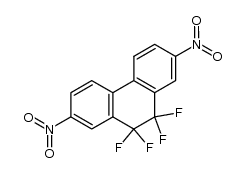 9,9,10,10-Tetrafluor-2,7-dinitro-9,10-dihydrophenanthren结构式