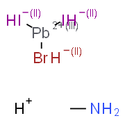 甲胺铅溴碘盐结构式