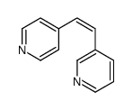 (E)-3-[2-(4-pyridyl)vinyl]pyridine结构式