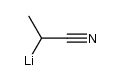 lithium α-carbanion of propionitrile Structure