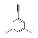 1-乙炔基-3,5-二氟苯结构式