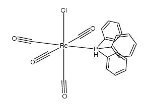 cis-[Re(CO)4(PPh3)Cl] Structure