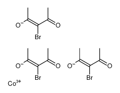 (E)-3-bromo-4-oxopent-2-en-2-olate,cobalt(3+) Structure