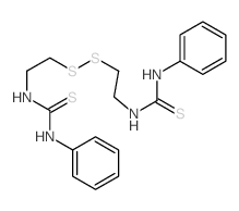 Urea,1,1'-(dithiodiethylene)bis[3-phenyl-2-thio- (8CI) structure