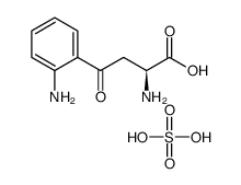 L-犬尿氨酸硫酸盐结构式