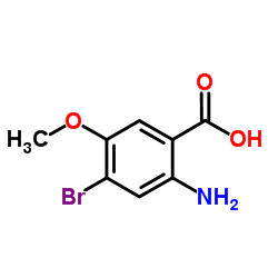 2-Amino-4-bromo-5-Methoxy-benzoic acid structure