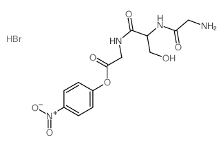 Glycine,N-(N-glycyl-L-seryl)-, p-nitrophenyl ester, monohydrobromide (8CI)结构式