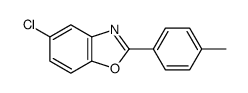 5-Chloro-2-(4-methylphenyl)-1,3-benzoxazole Structure