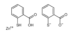 zinc,2-sulfanylbenzoate Structure