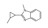 (9ci)-1-甲基-2-(2-甲基环丙基)-1H-苯并咪唑结构式