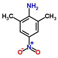 2,6-二甲基-4-硝基苯胺结构式