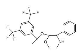 (2R,3S)-2-[(1R)-1-[3,5-bis(trifluoromethyl)phenyl]ethoxy]-3-phenylmorpholine Structure