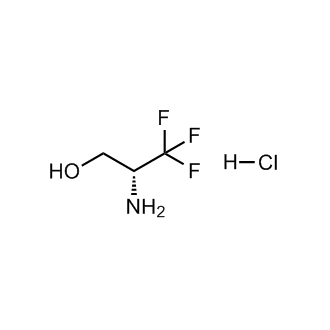 (R)-2-Amino-3,3,3-Trifluoropropan-1-Ol Hydrochloride Structure