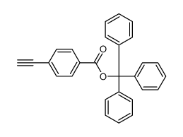 trityl 4-ethynylbenzoate Structure