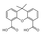 9,9-dimethylxanthene-4,5-dicarboxylic acid structure