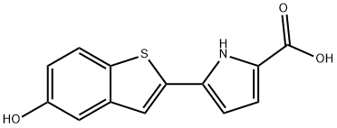 5-(5-羟基苯并[b]噻吩-2-基)-1H-吡咯-2-羧酸图片