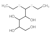 D-Arabinose, diethyldithioacetal结构式