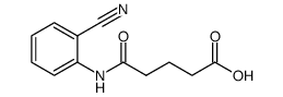 5-(2-cyanophenylamino)-5-oxopentanoic acid Structure
