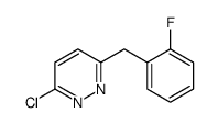 3-Chloro-6-(2-fluorobenzyl)pyridazine Structure