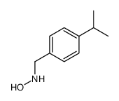 Benzenemethanamine, N-hydroxy-4-(1-methylethyl)- (9CI)结构式