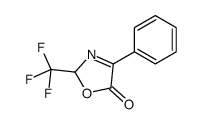4-phenyl-2-(trifluoromethyl)-2H-1,3-oxazol-5-one结构式